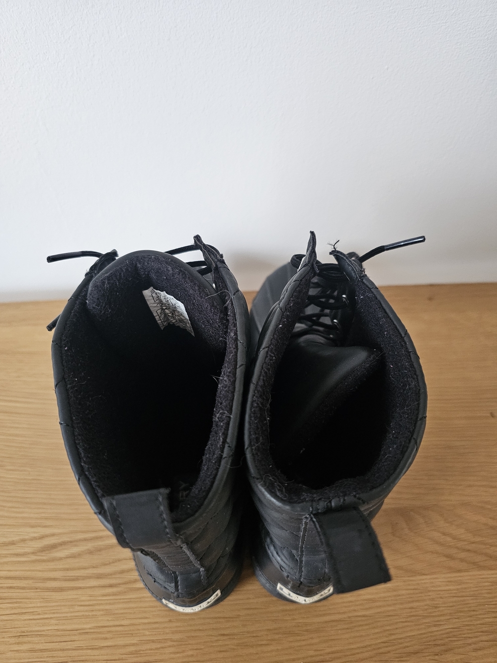 Sperry Top Sider Quilted Black Lace-Up Gosling Duck Boots Size 8 Womens - Picture 6 of 10